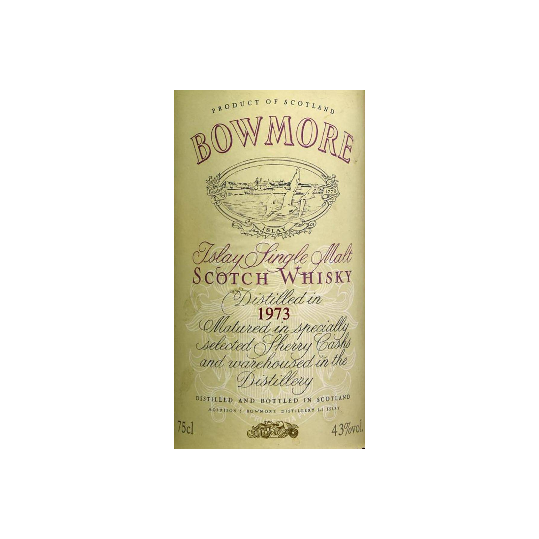 Bowmore 1973 Single Malt Whisky 3
