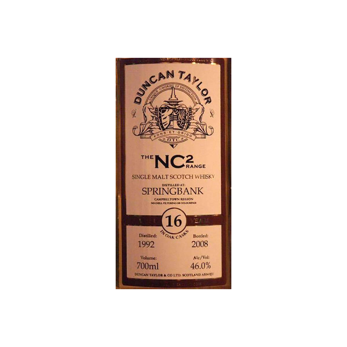 Springbank 1992 16 Years Single Malt Whisky 3