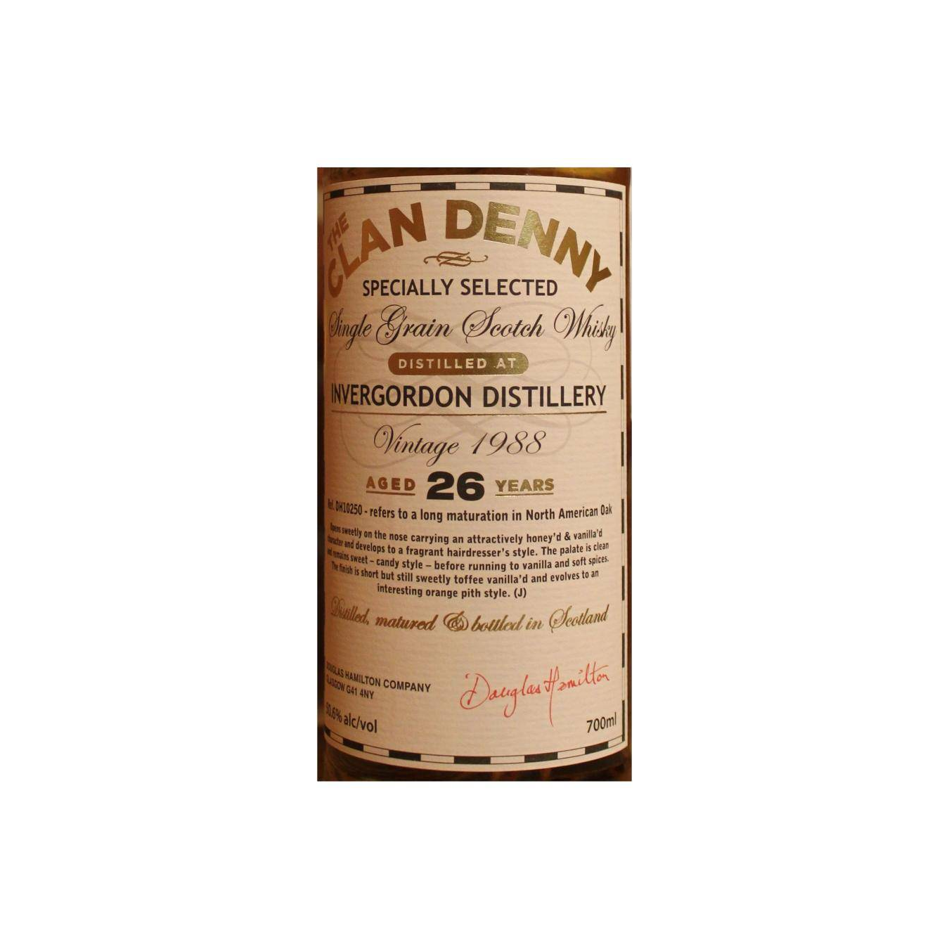 Invergordon 1988 26 Years Single Grain Whisky 2