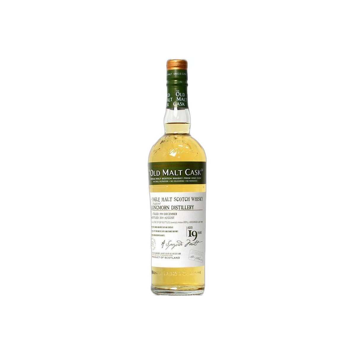 Longmorn Old Malt Cask 1994 19 Years Single Malt Whisky