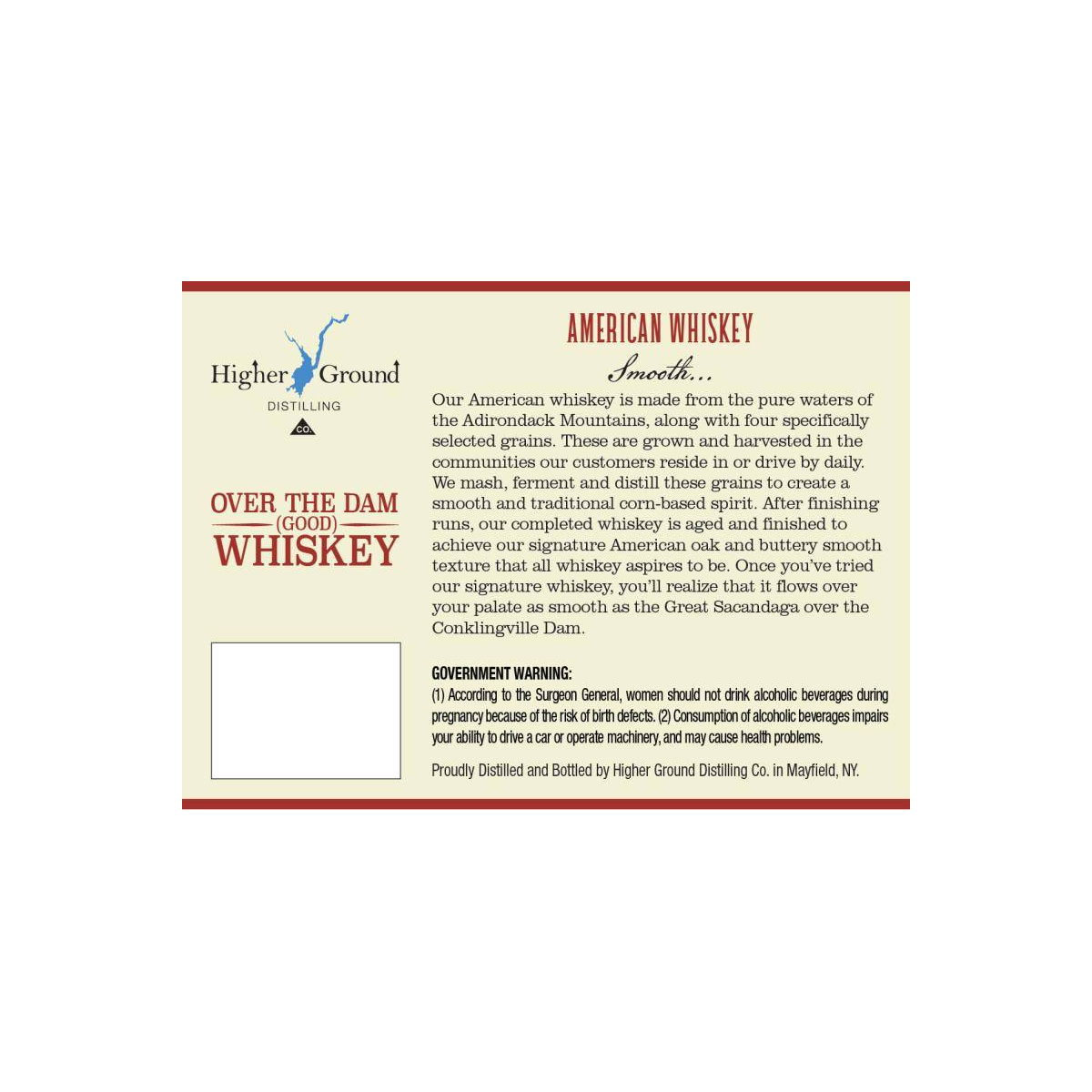 Higher Ground Over the Dam (Good) Whiskey 2