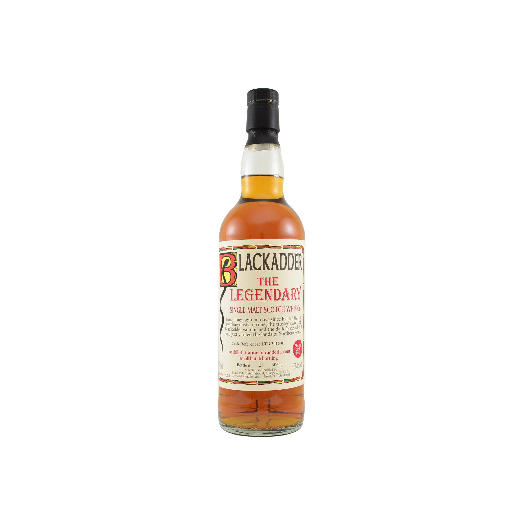 Blackadder Single Malt Whisky