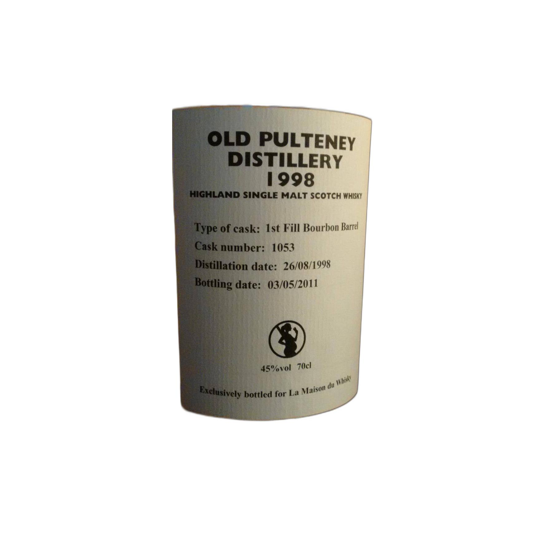 Old Pulteney 1998 12 Years Single Malt Whisky 2