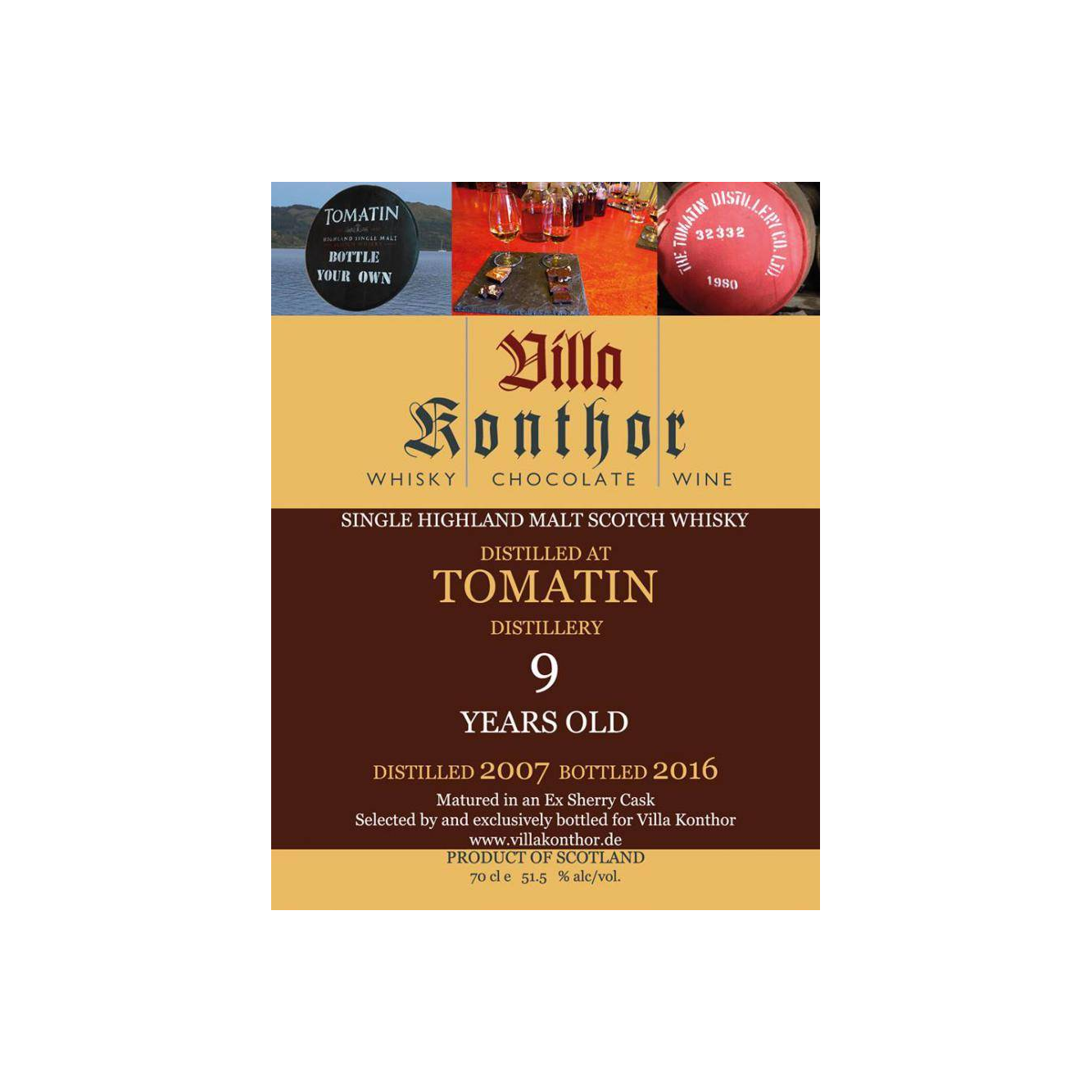 Tomatin 2007 9 Years Single Malt Whisky 2