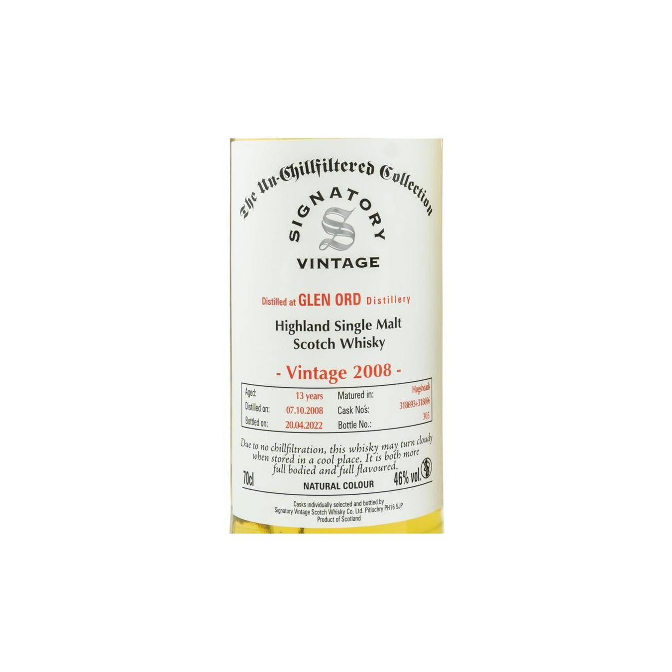 Glen Ord The Un-Chillfiltered Collection 2008 13 Years Single Malt Whisky 3