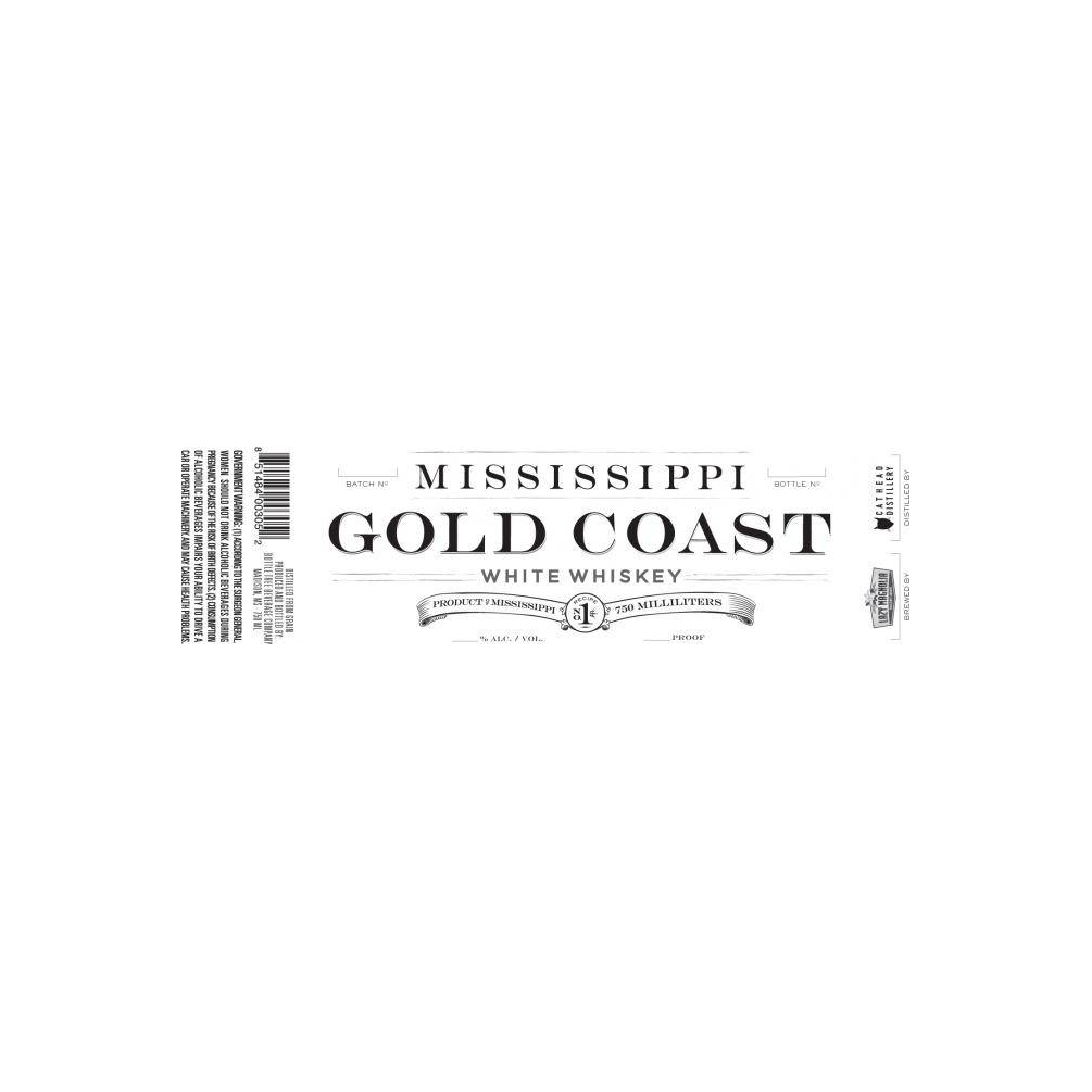 Cathead Distillery Mississippi Gold Coast