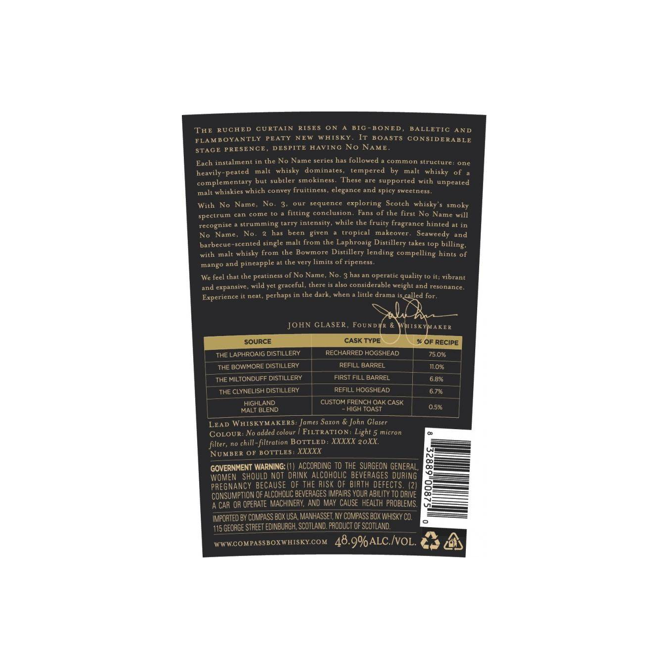 Compass Box Limited Edition Blended Malt Whisky 3