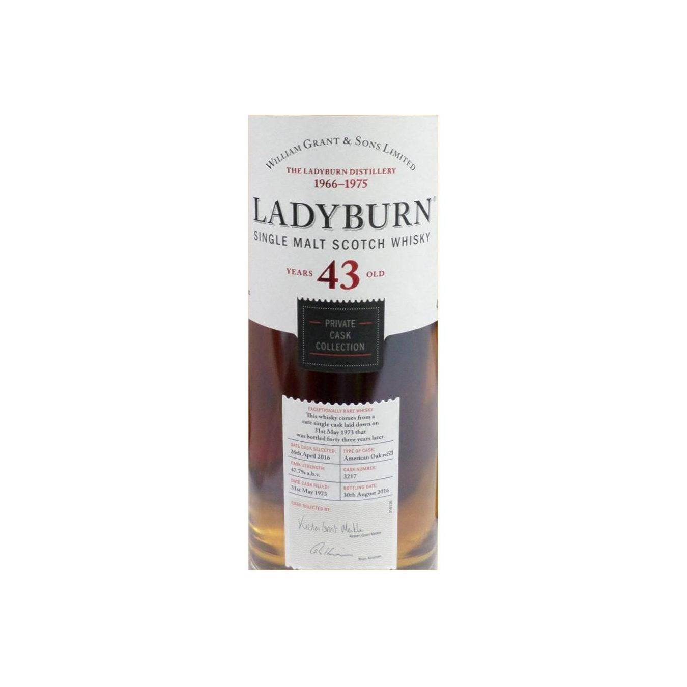 Ladyburn 1973 43 Years Single Malt Whisky