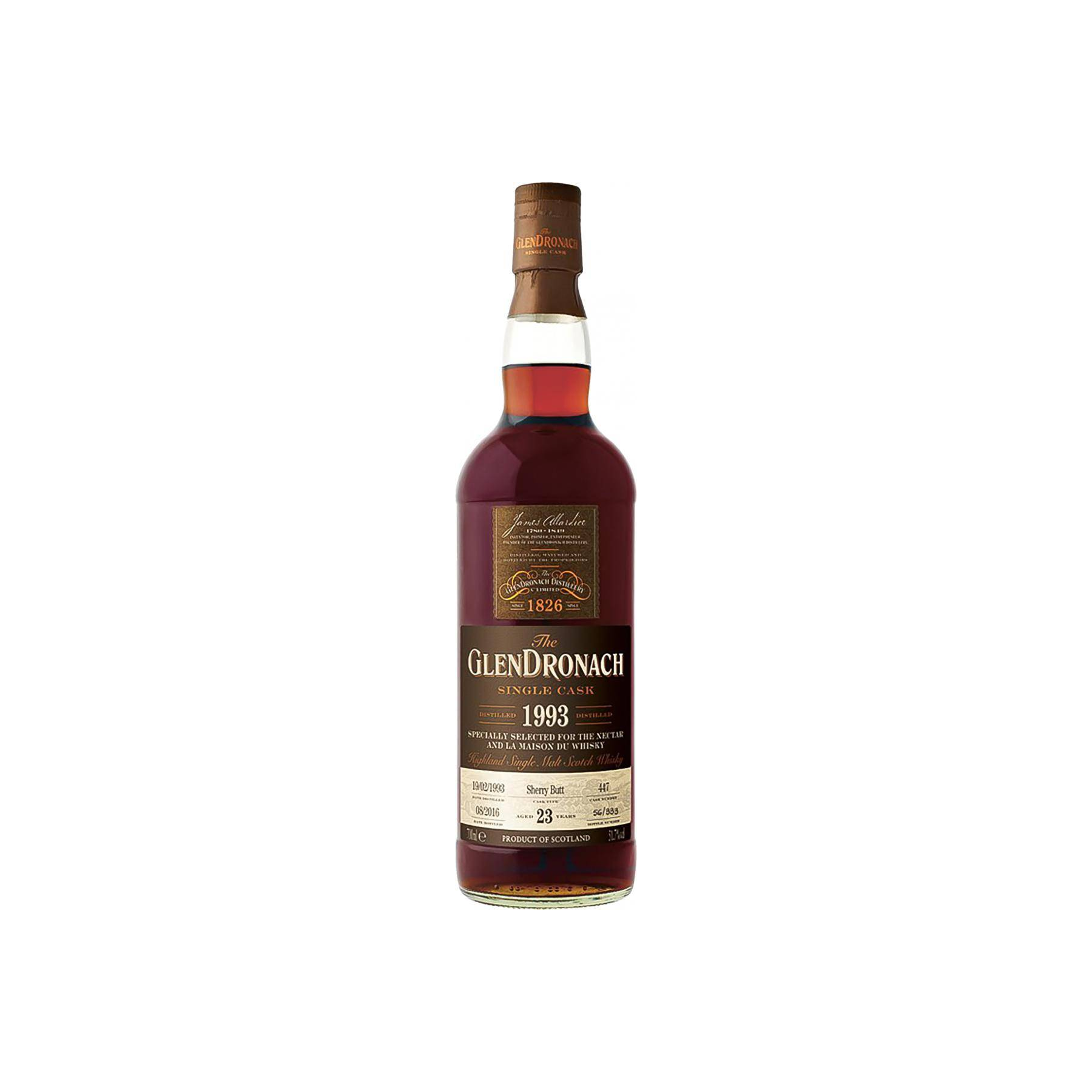 GlenDronach Single Cask 1993 23 Years Single Malt Whisky