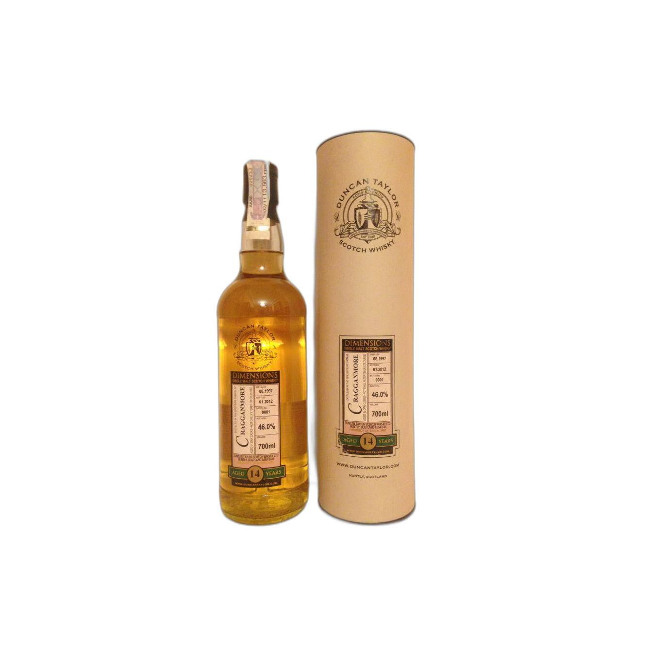 Cragganmore Dimensions 1997 14 Years Single Malt Whisky 2
