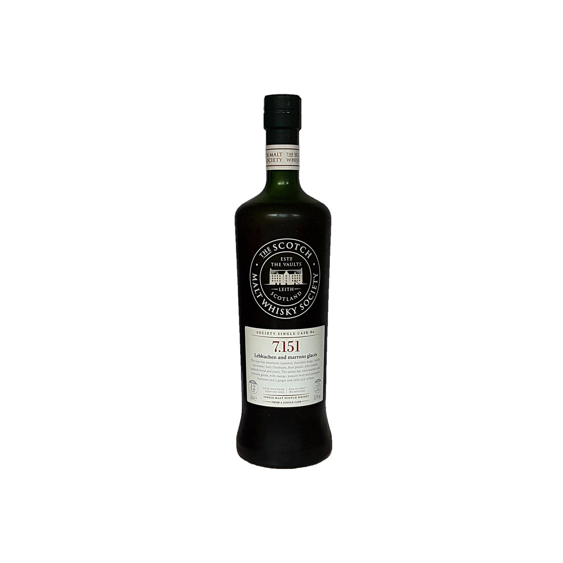 The Scotch Malt Whisky Society 2003 12 Years Single Malt Whisky