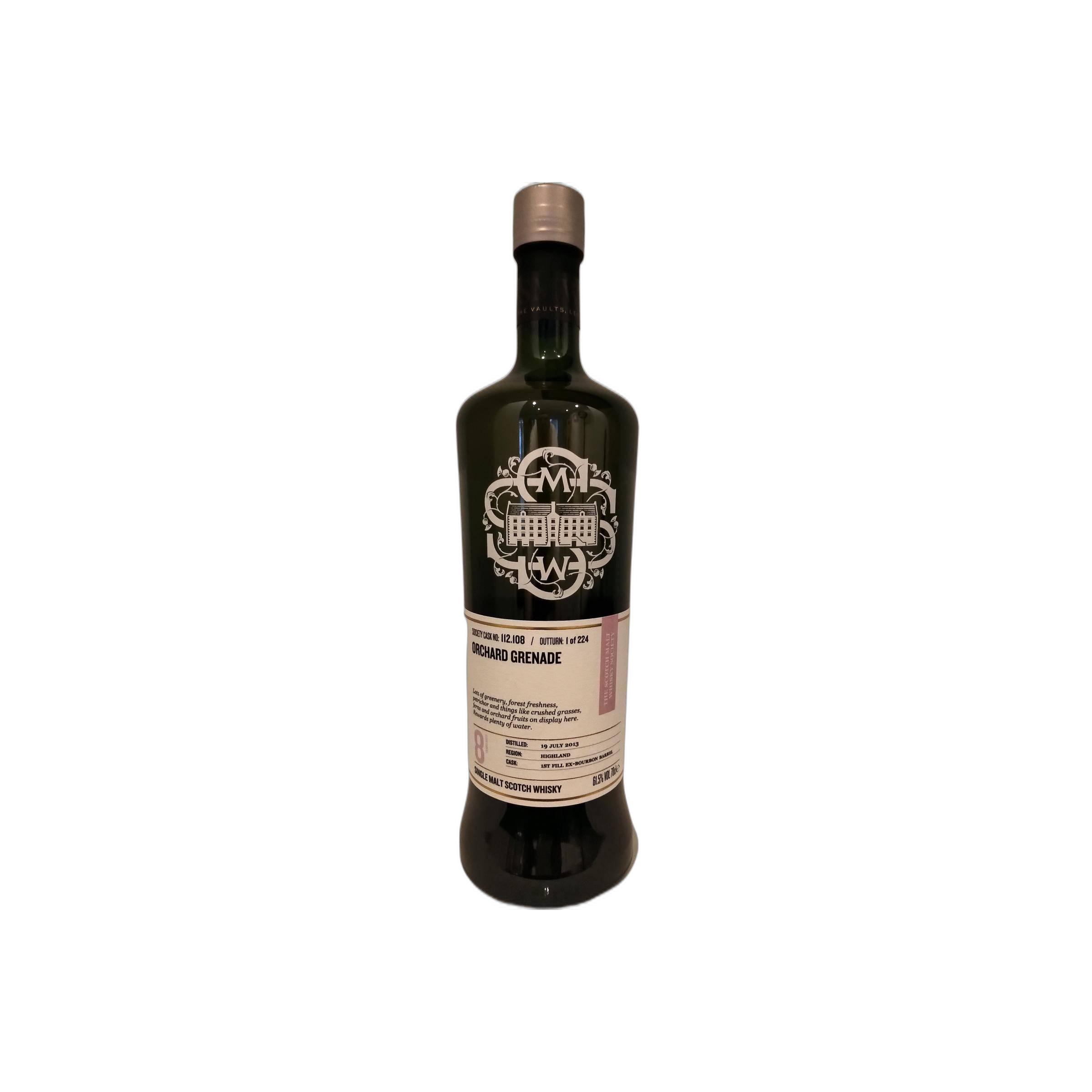 The Scotch Malt Whisky Society 2013 8 Years Single Malt Whisky
