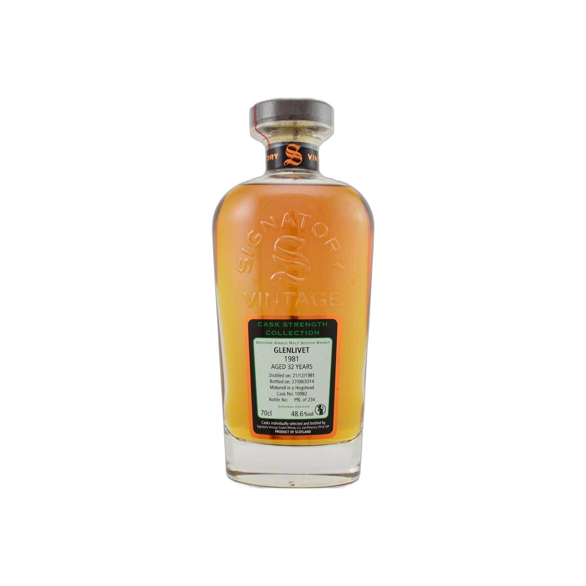 The Glenlivet Cask Strength Collection 1981 32 Years Single Malt Whisky