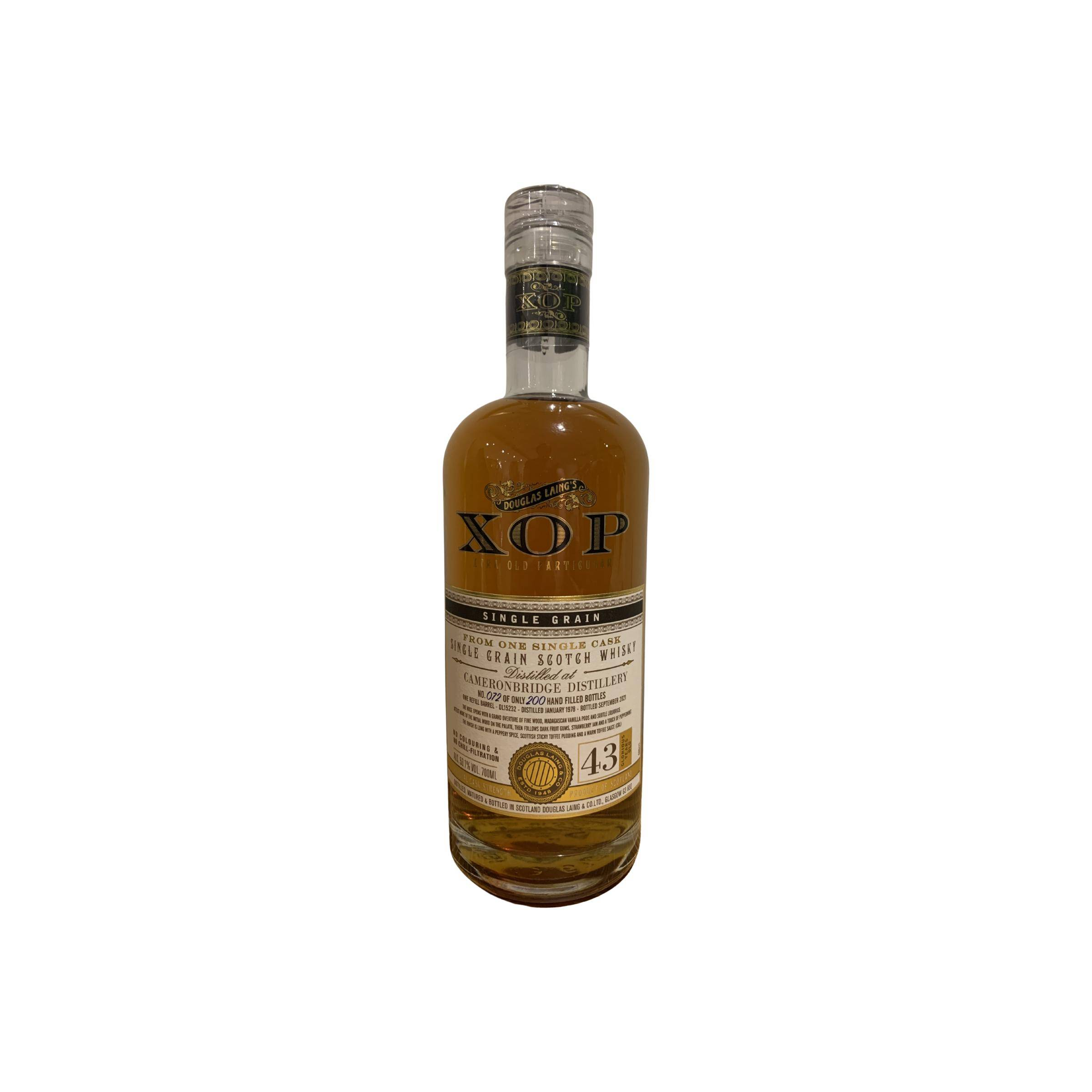 Cameronbridge 1978 43 Years Single Grain Whisky