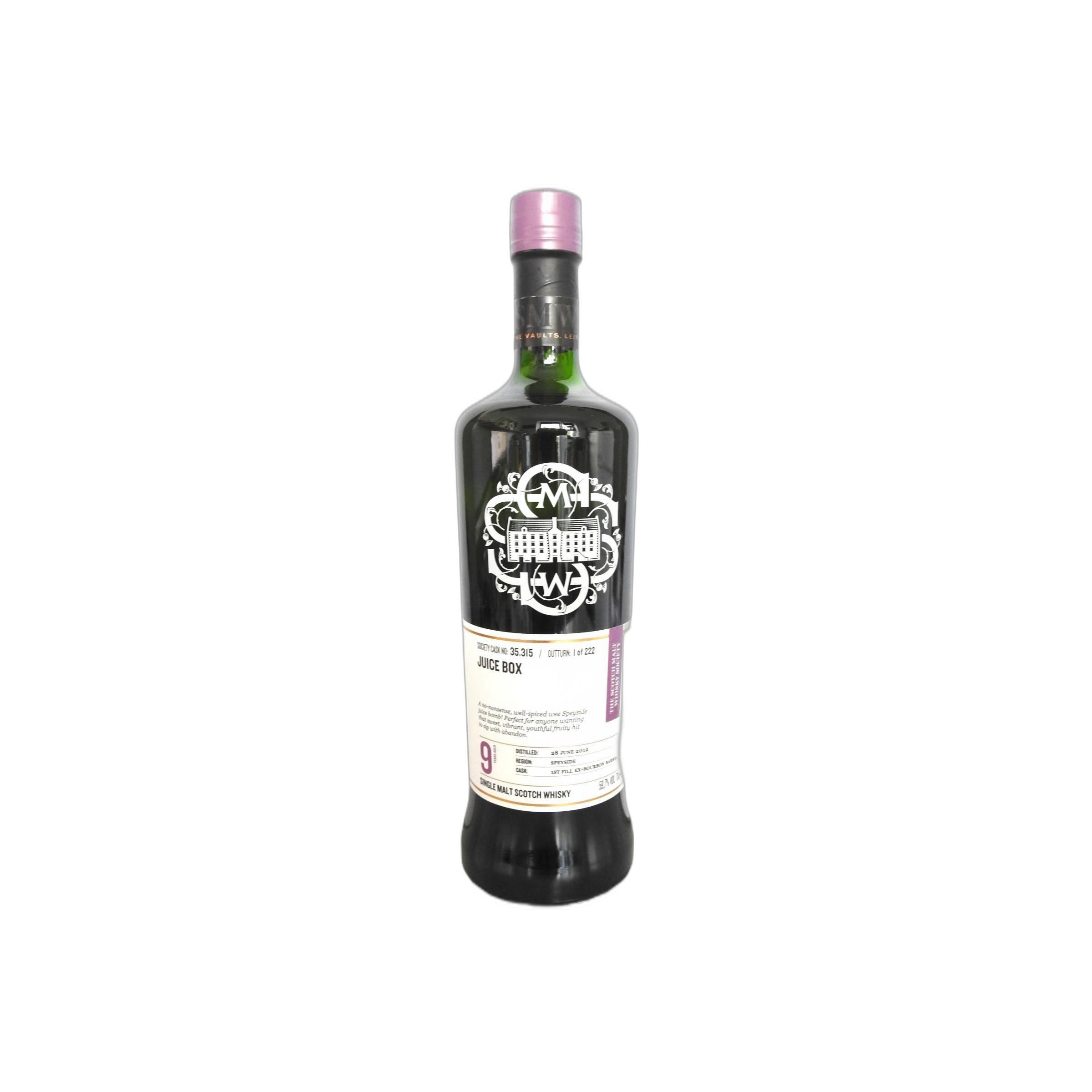 The Scotch Malt Whisky Society 2012 9 Years Single Malt Whisky