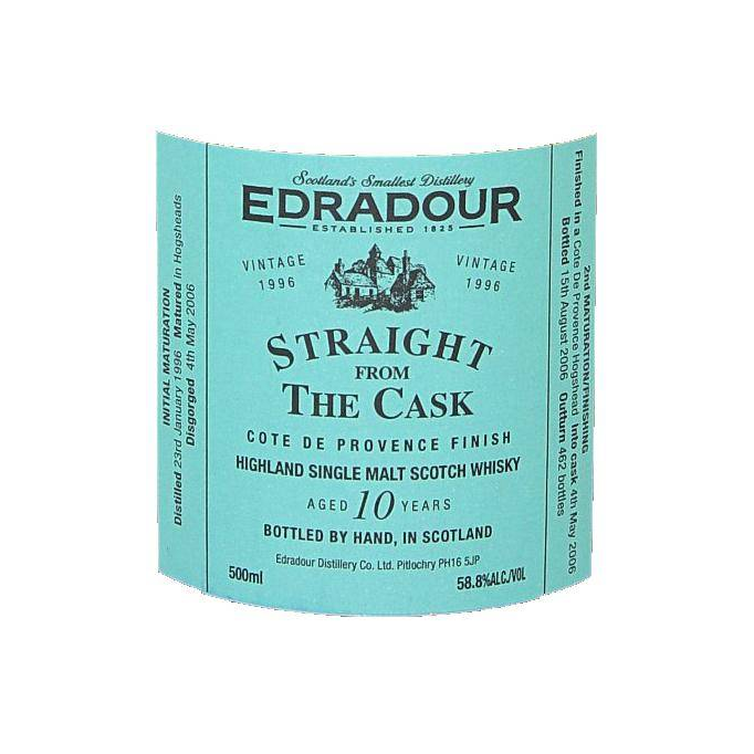 Edradour 1996 10 Years Single Malt Whisky 3