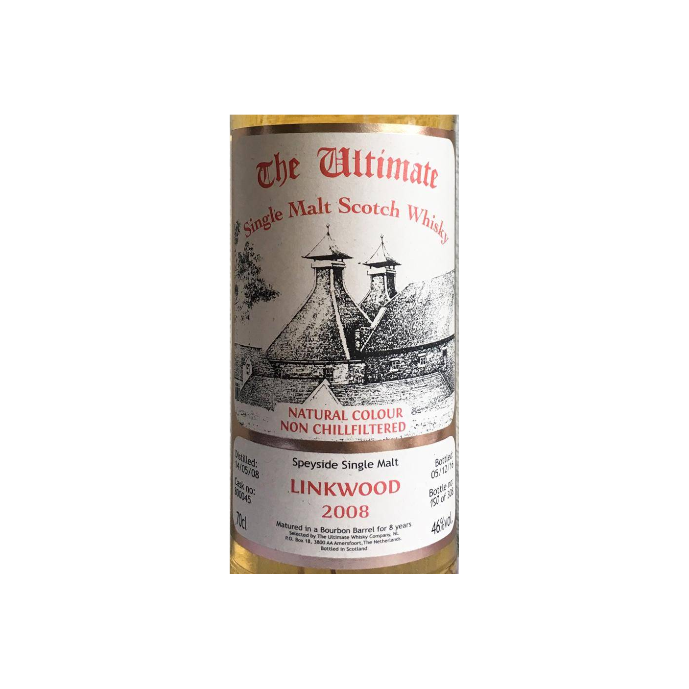Linkwood The Ultimate 2008 8 Years Single Malt Whisky 2
