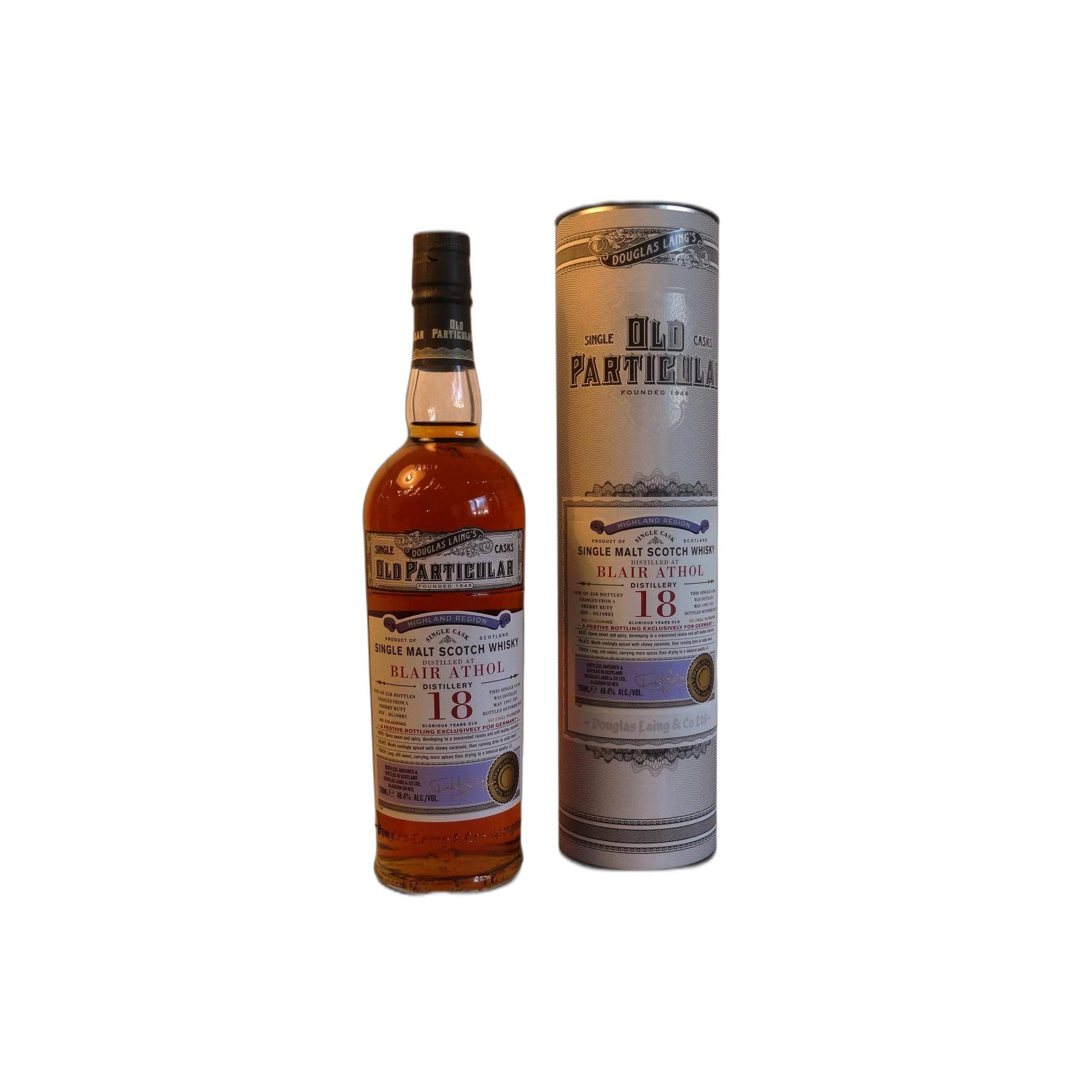 Blair Athol Old Particular 1997 18 Years Single Malt Whisky 2