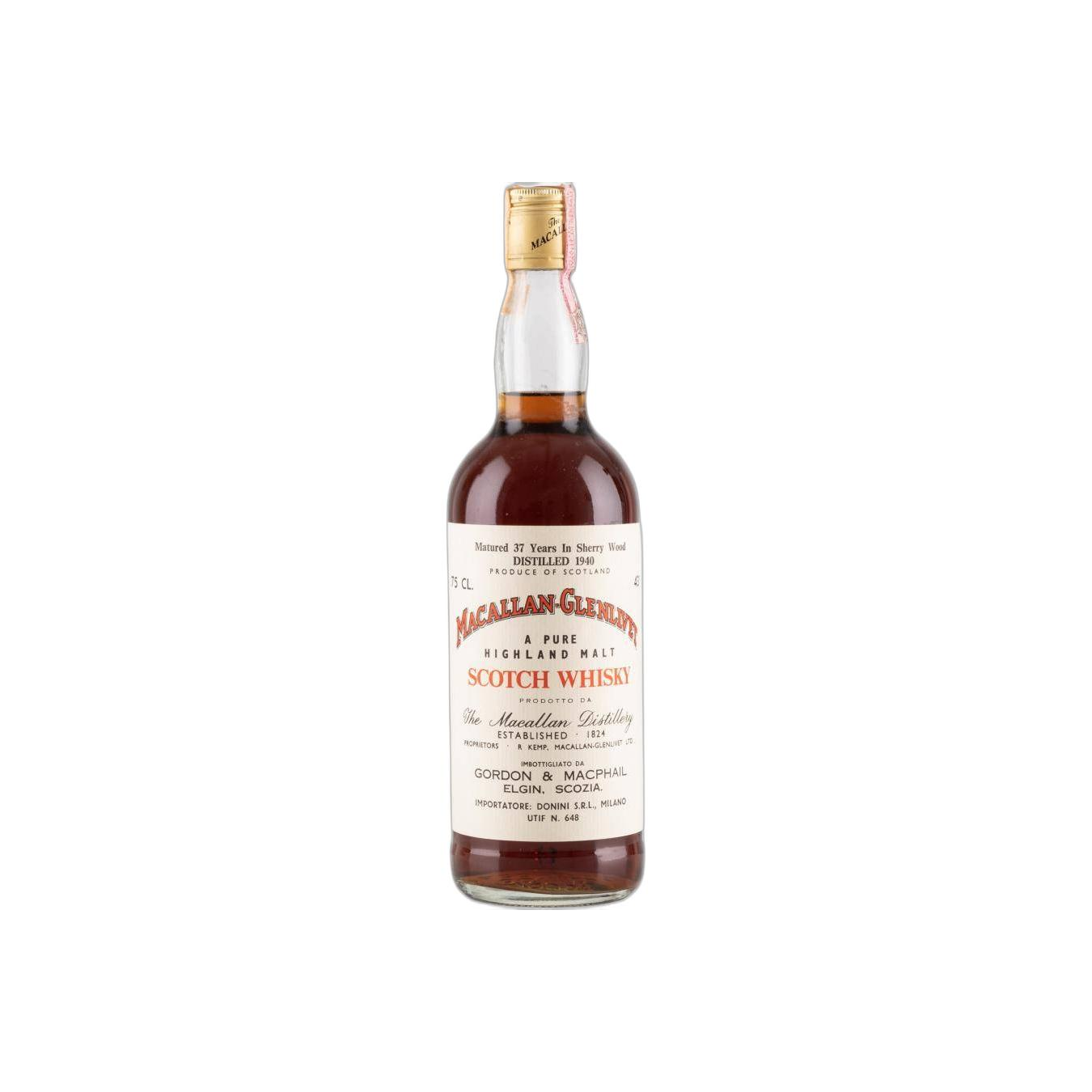 The Macallan 1940 37 Years Single Malt Whisky