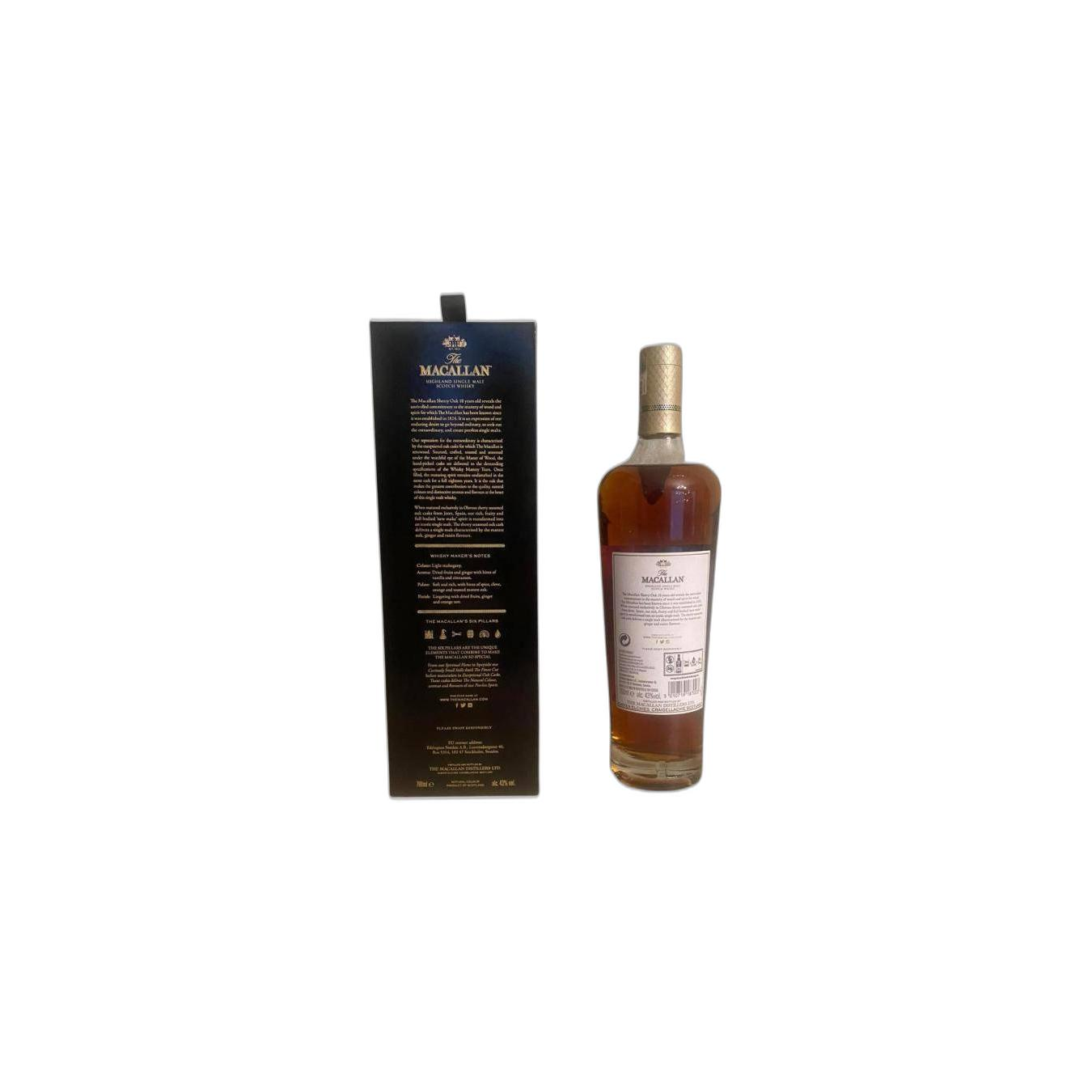 The Macallan Sherry Cask 18 Years Single Malt Whisky 3
