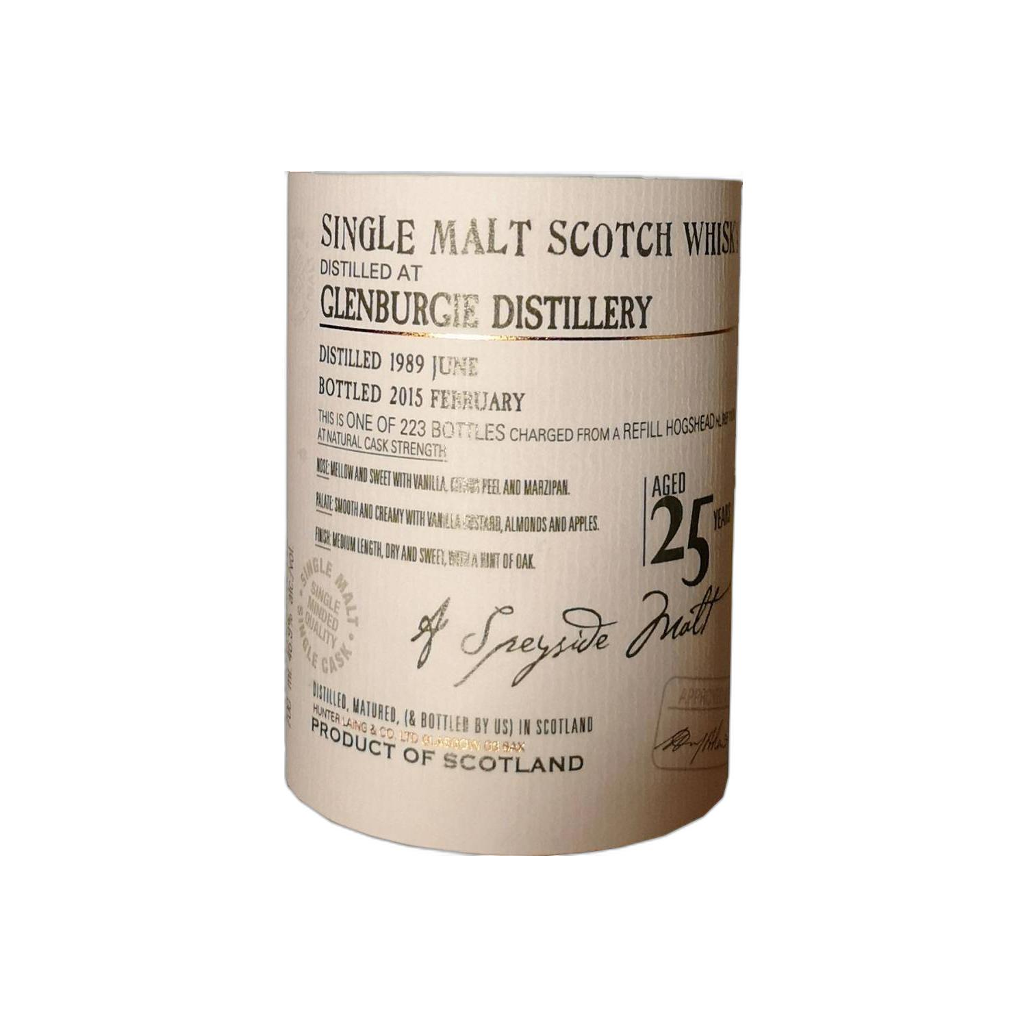 Glenburgie Old Malt Cask 1989 25 Years Single Malt Whisky 2
