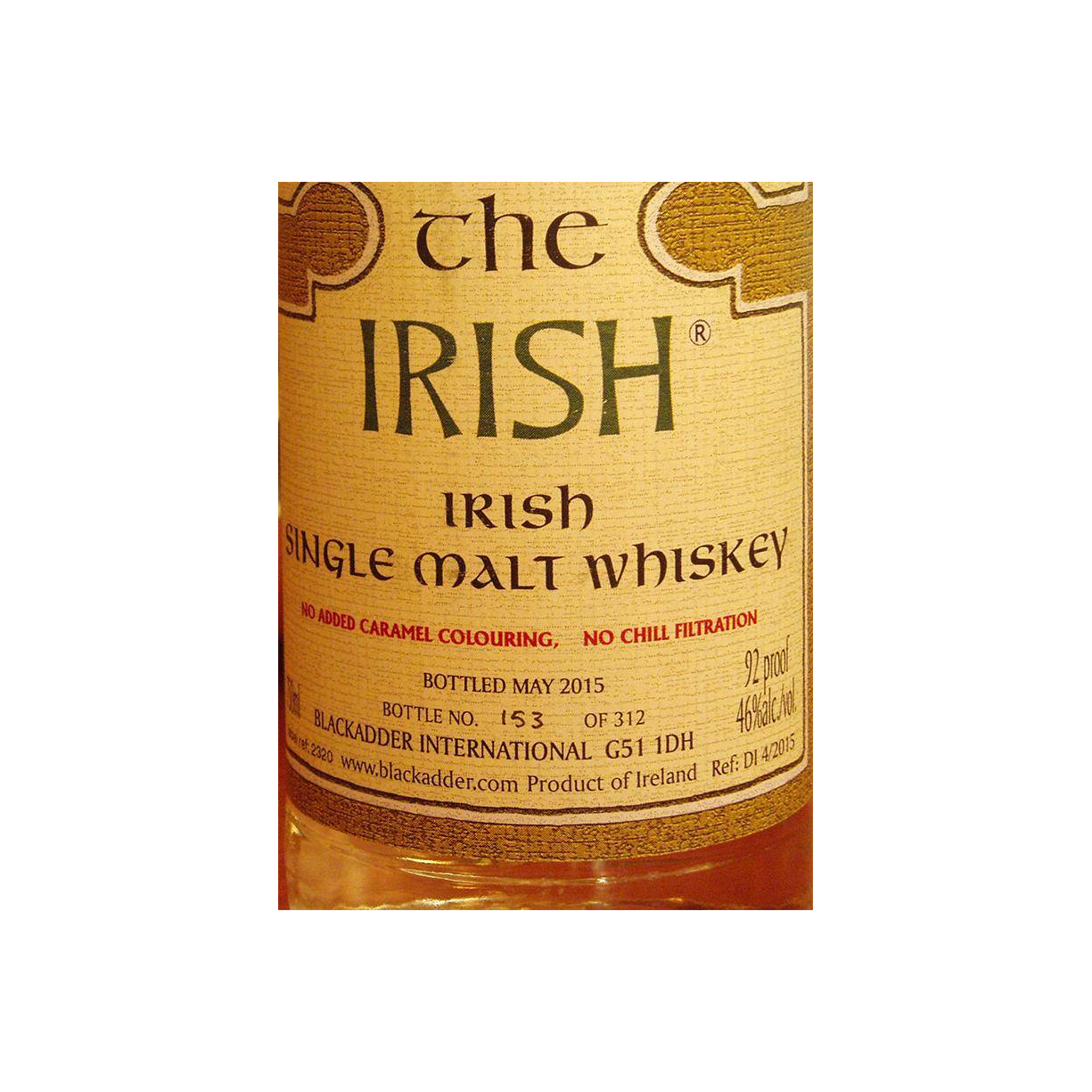 Blackadder Single Malt Whisky