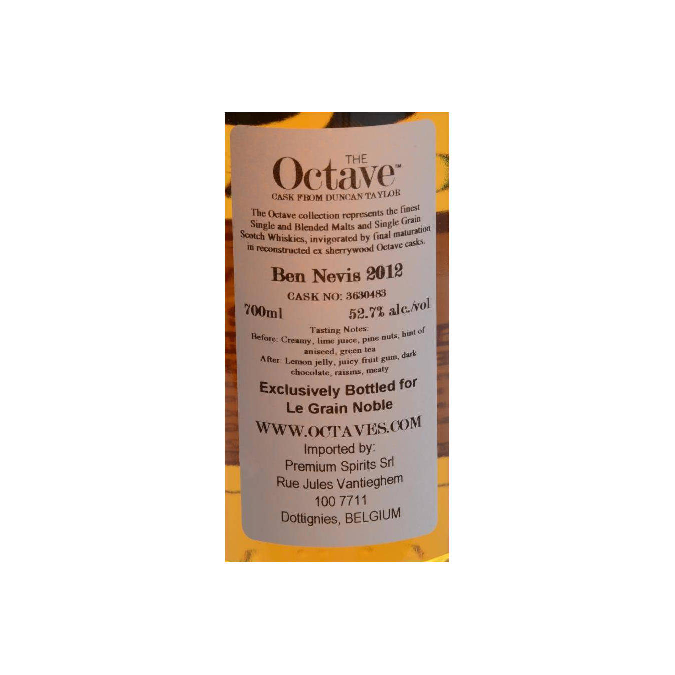 Ben Nevis The Octave 2012 9 Years Single Malt Whisky 3