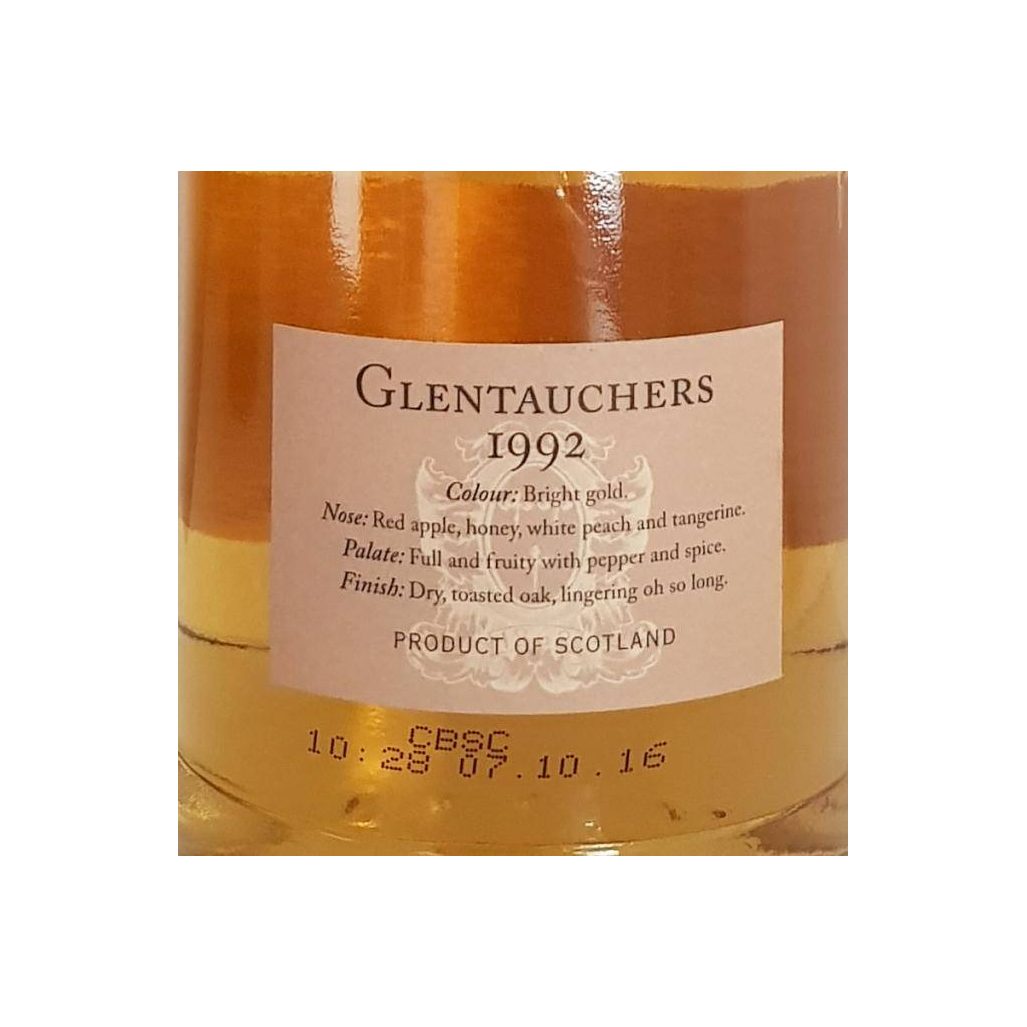 Glentauchers Individual Cask Bottling 1992 24 Years Single Malt Whisky 2