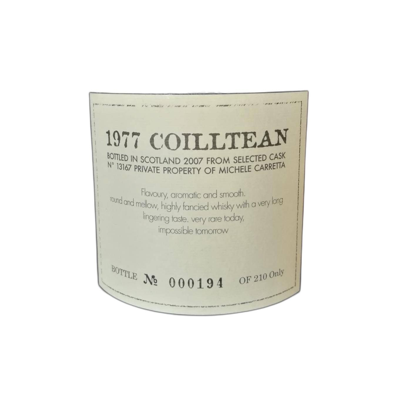 The Glenlivet 1977 30 Years Single Malt Whisky 3