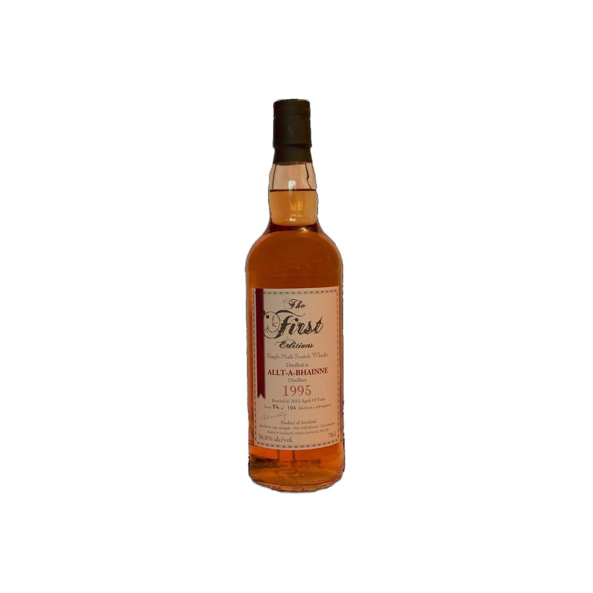 Allt-A-Bhainne The First Editions 1995 18 Years Single Malt Whisky