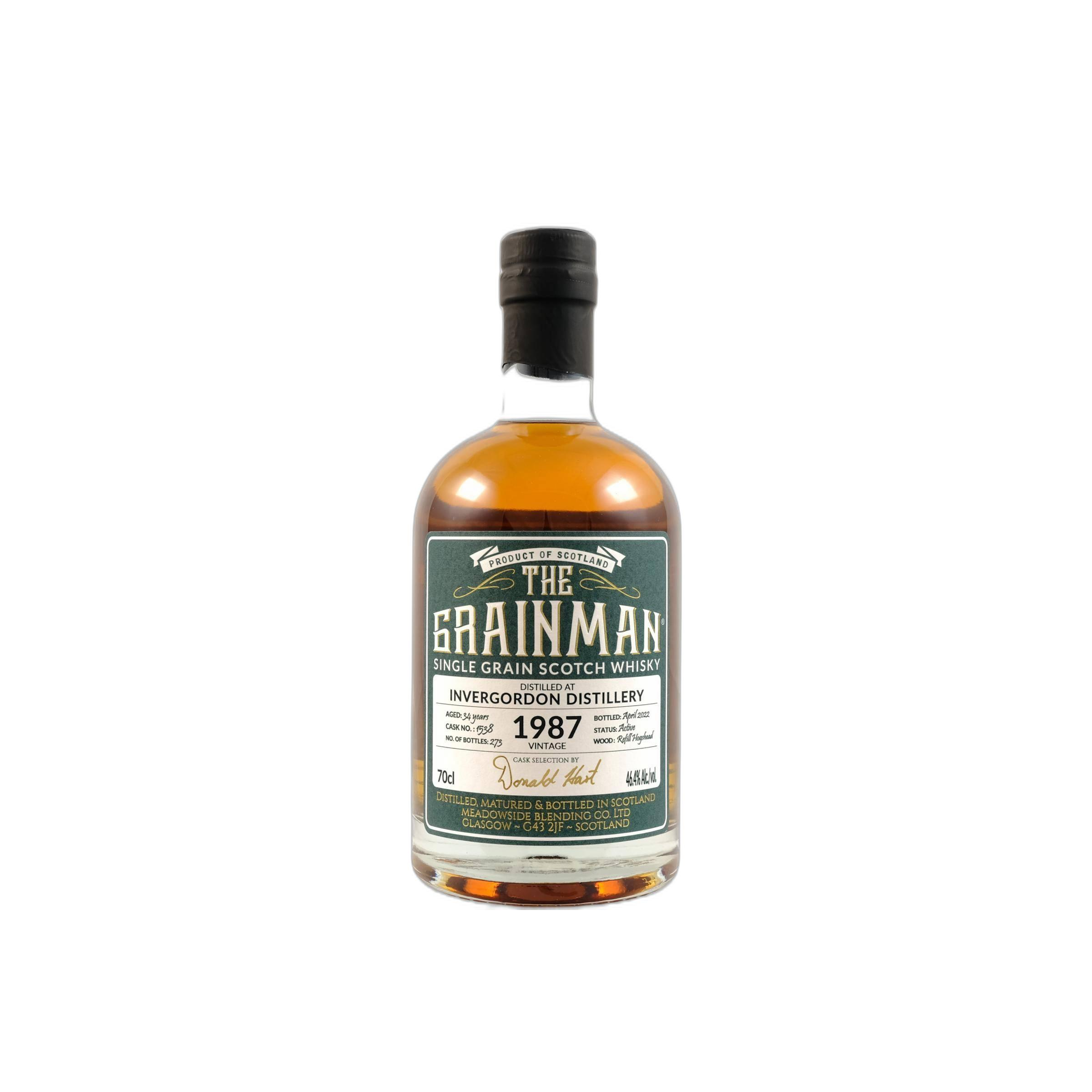 Invergordon 1987 34 Years Single Grain Whisky