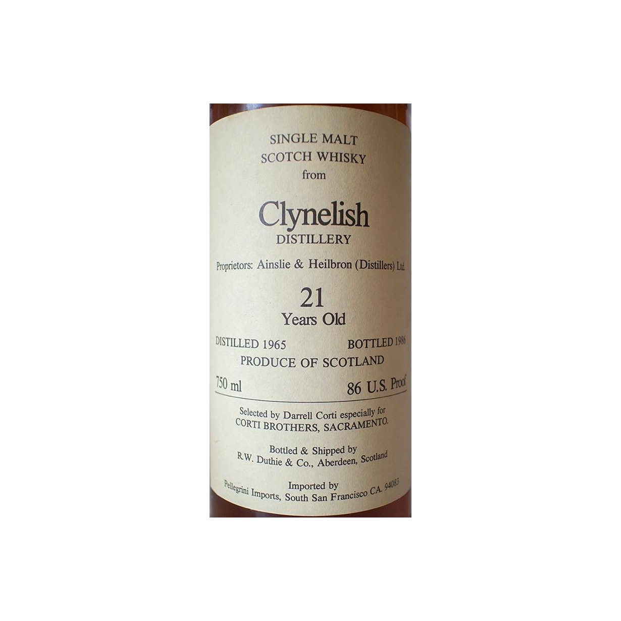 Clynelish 1965 21 Years Single Malt Whisky 2