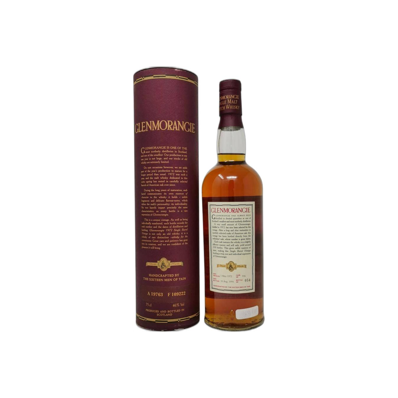 Glenmorangie 1972 22 Years Single Malt Whisky 2