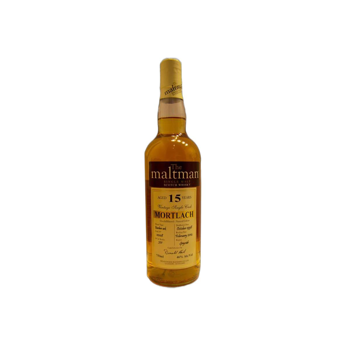 Mortlach 1998 15 Years Single Malt Whisky