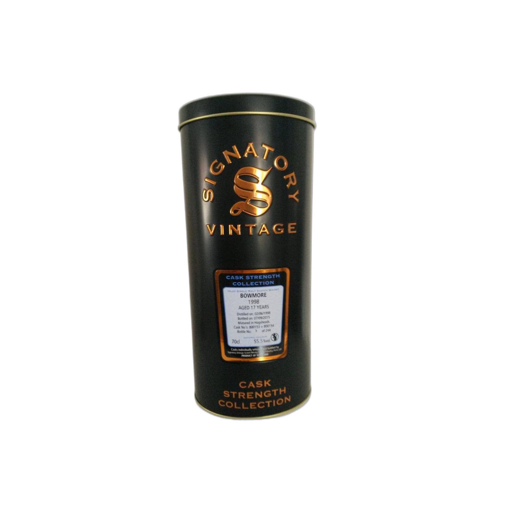 Bowmore Cask Strength Collection 1998 17 Years Single Malt Whisky