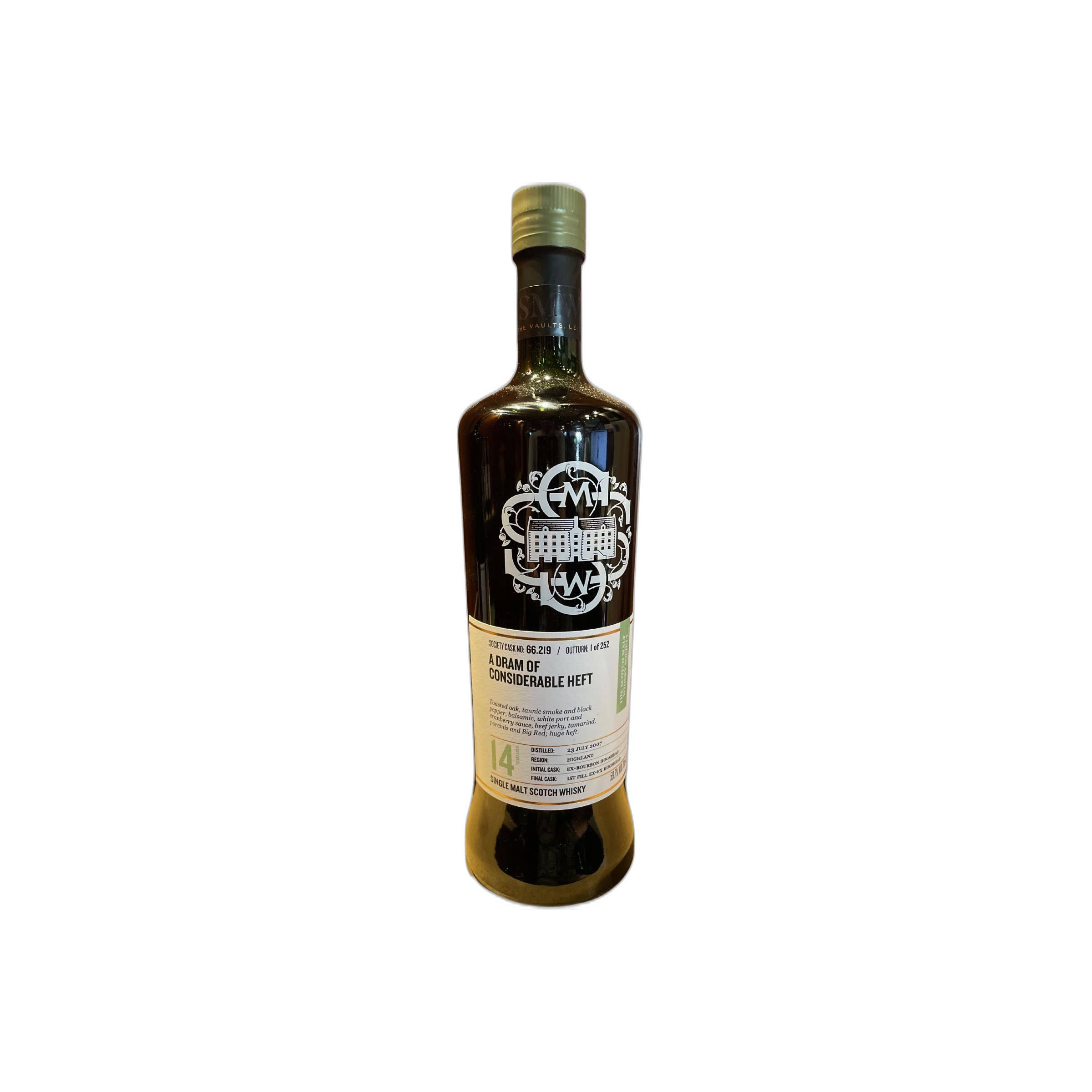 The Scotch Malt Whisky Society 2007 14 Years Single Malt Whisky