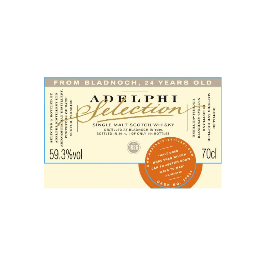 Bladnoch Limited Edition 1990 24 Years Single Malt Whisky 2
