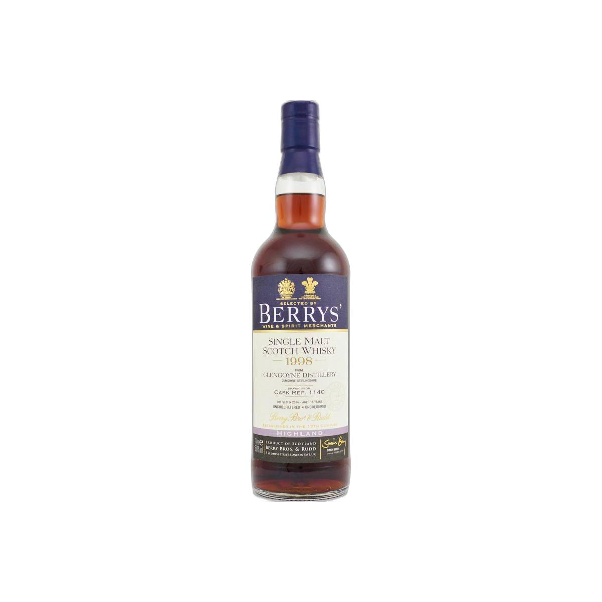 Glengoyne 1998 15 Years Single Malt Whisky
