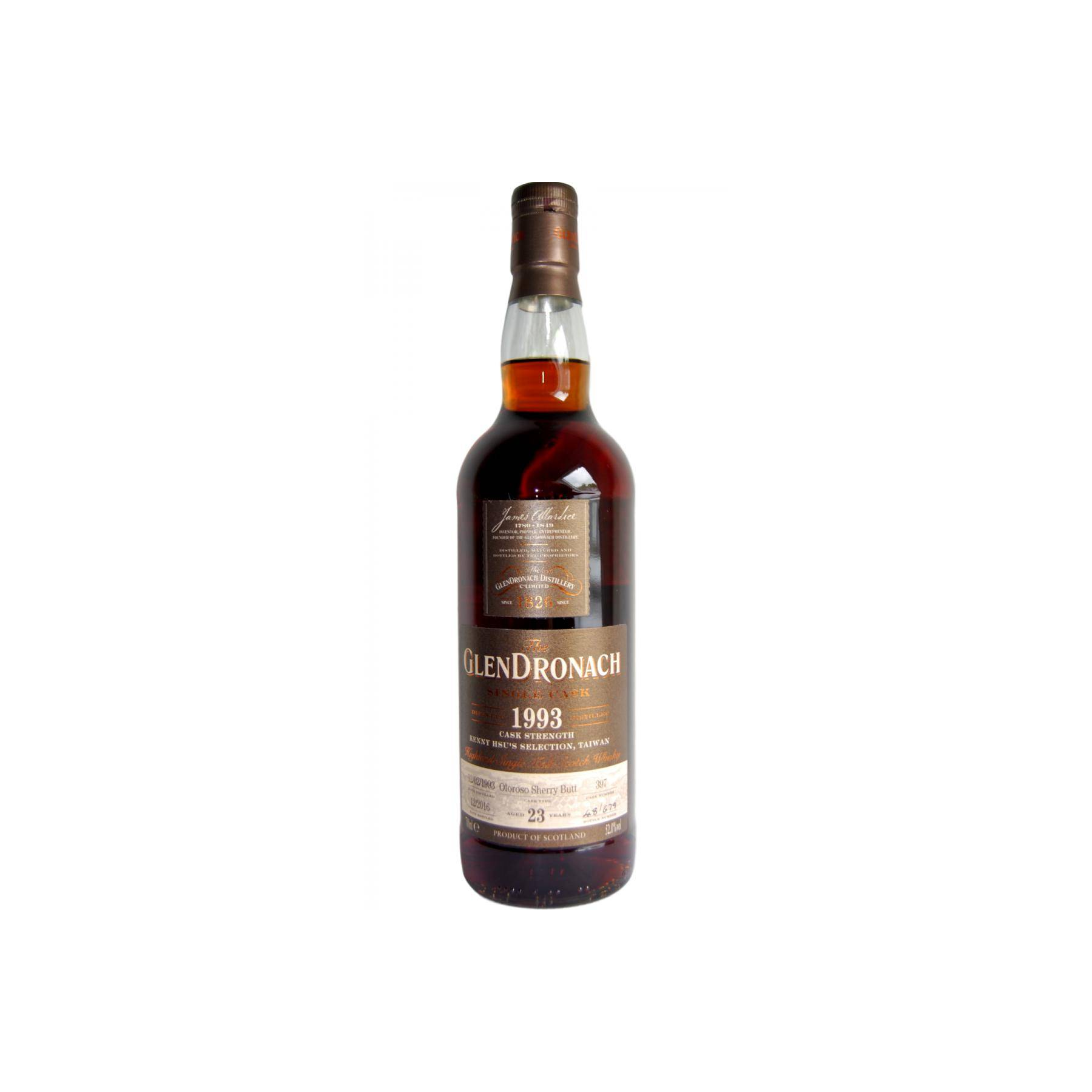 GlenDronach Single Cask 1993 23 Years Single Malt Whisky