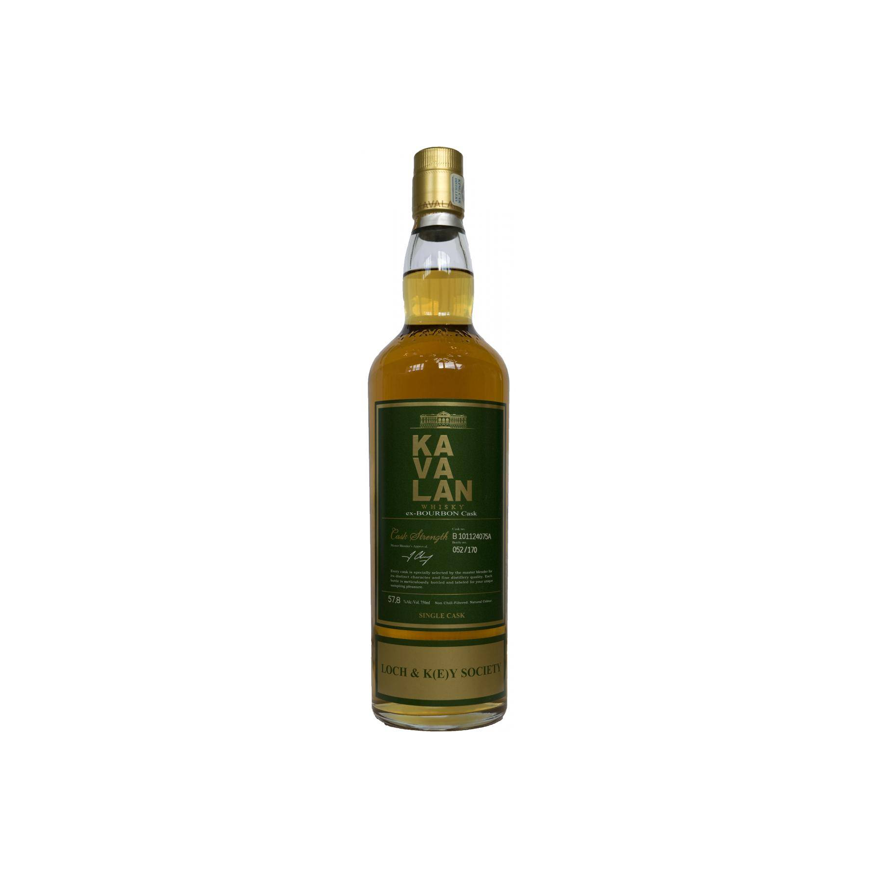 Kavalan ex-Bourbon Cask 2010 5 Years Single Malt Whisky