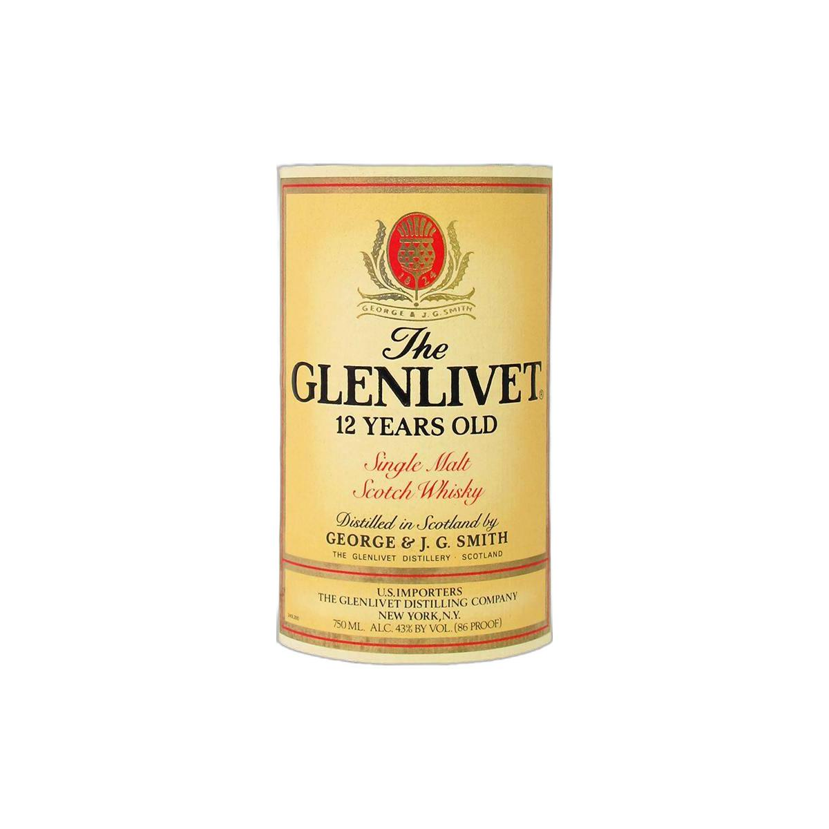 The Glenlivet 12 Years Single Malt Whisky