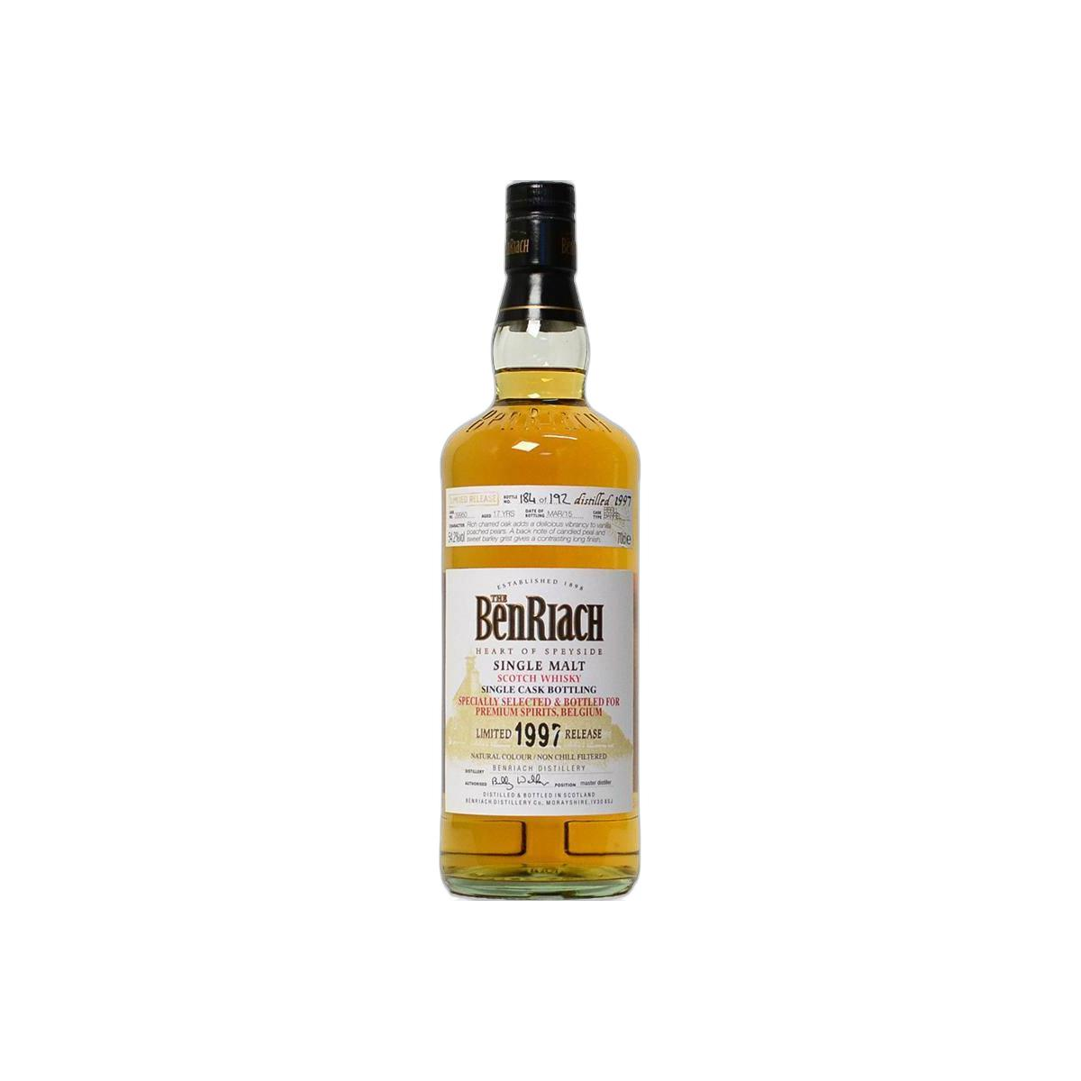 BenRiach Individual Cask Bottling 1997 17 Years Single Malt Whisky