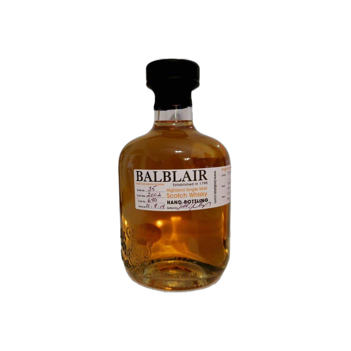 Balblair 2002 12 Years Single Malt Whisky