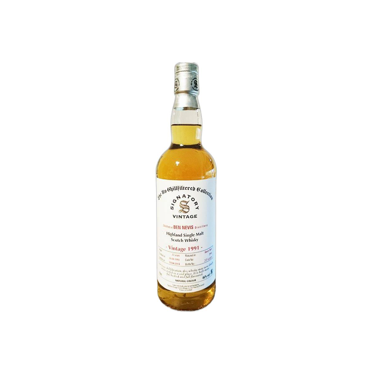 Ben Nevis The Un-Chillfiltered Collection 1991 22 Years Single Malt Whisky
