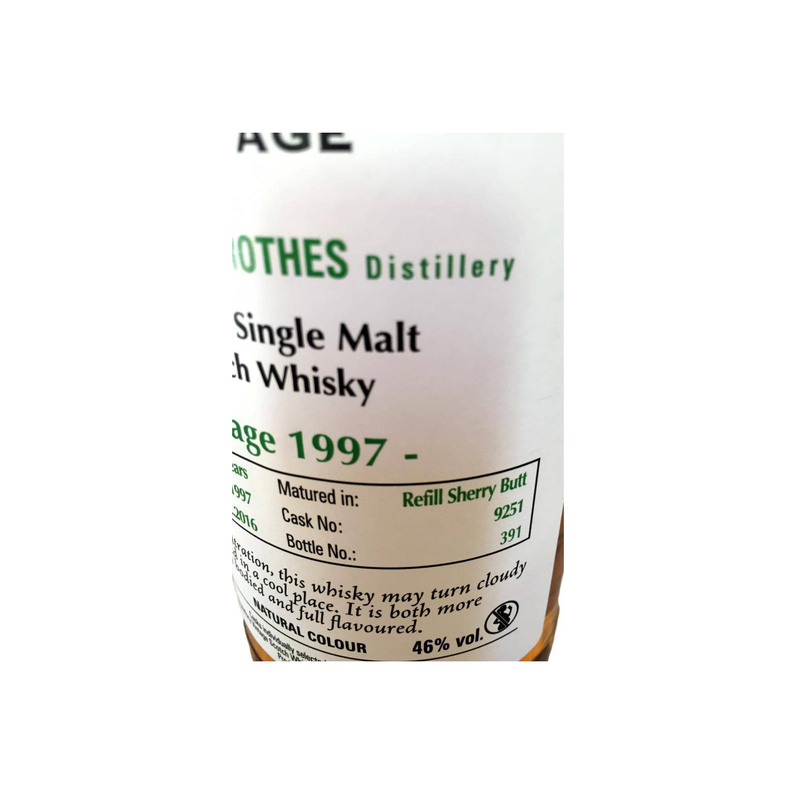 The Glenrothes The Un-Chillfiltered Collection 1997 19 Years Single Malt Whisky 3