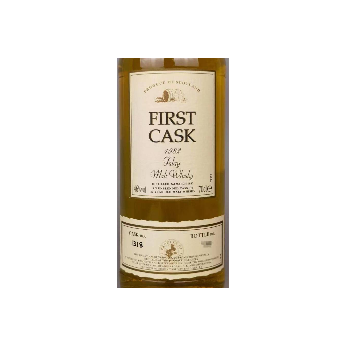 Bowmore 1982 22 Years Single Malt Whisky 2