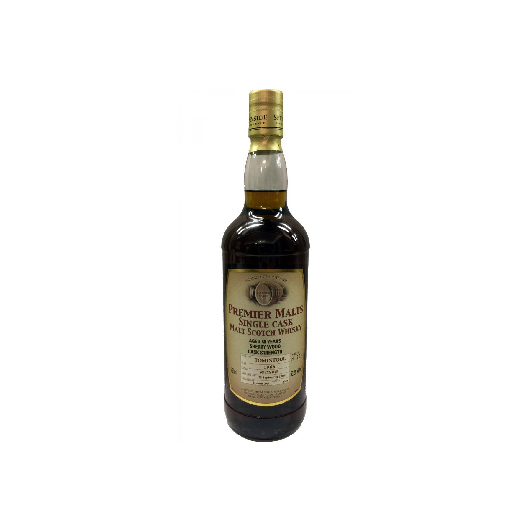 Tomintoul 1966 40 Years Single Malt Whisky