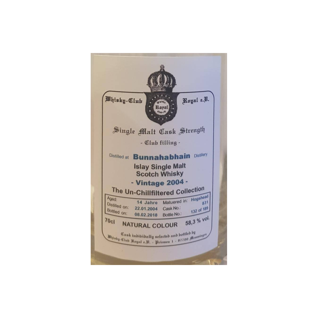 Bunnahabhain 2004 14 Years Single Malt Whisky 2