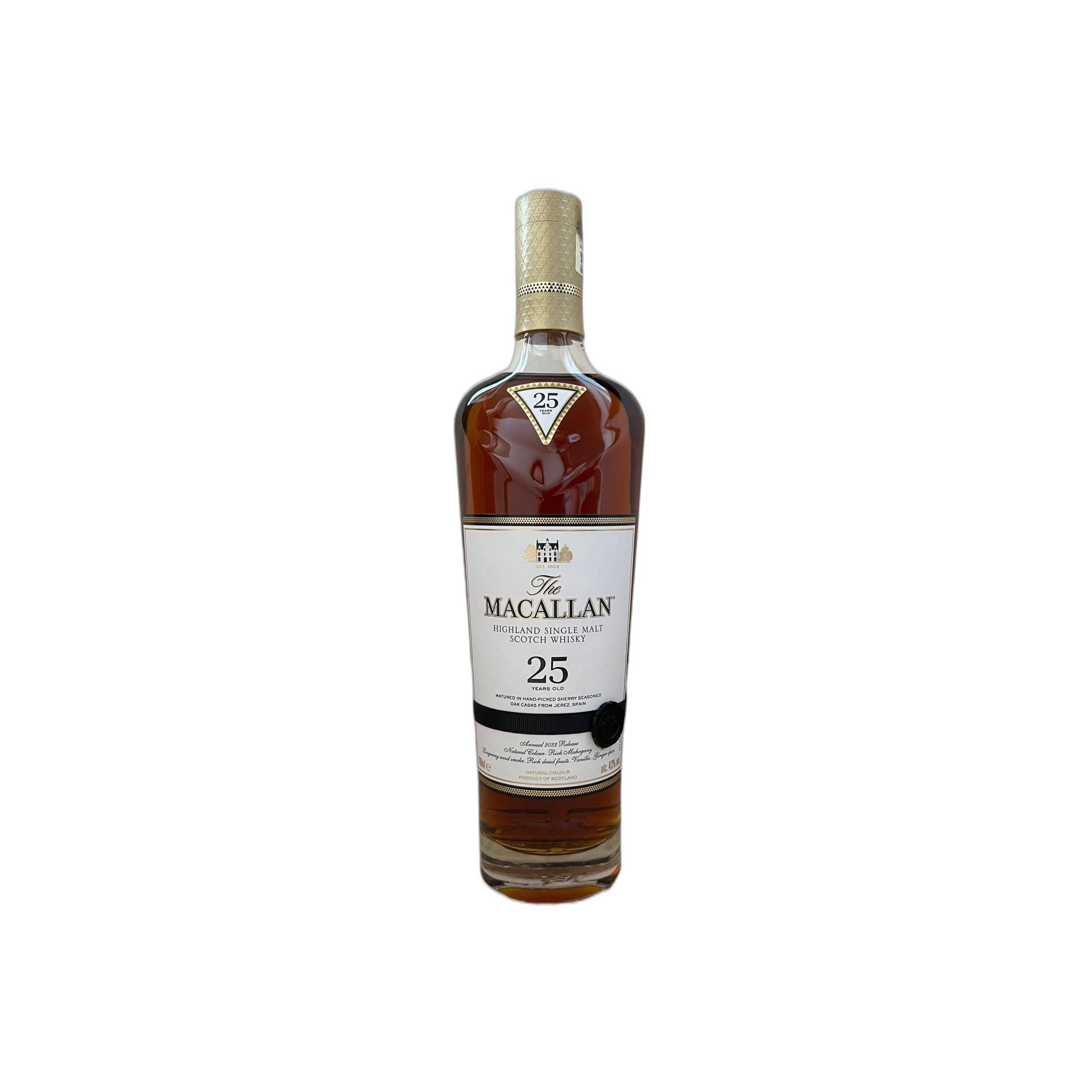 The Macallan 25 Years Single Malt Whisky