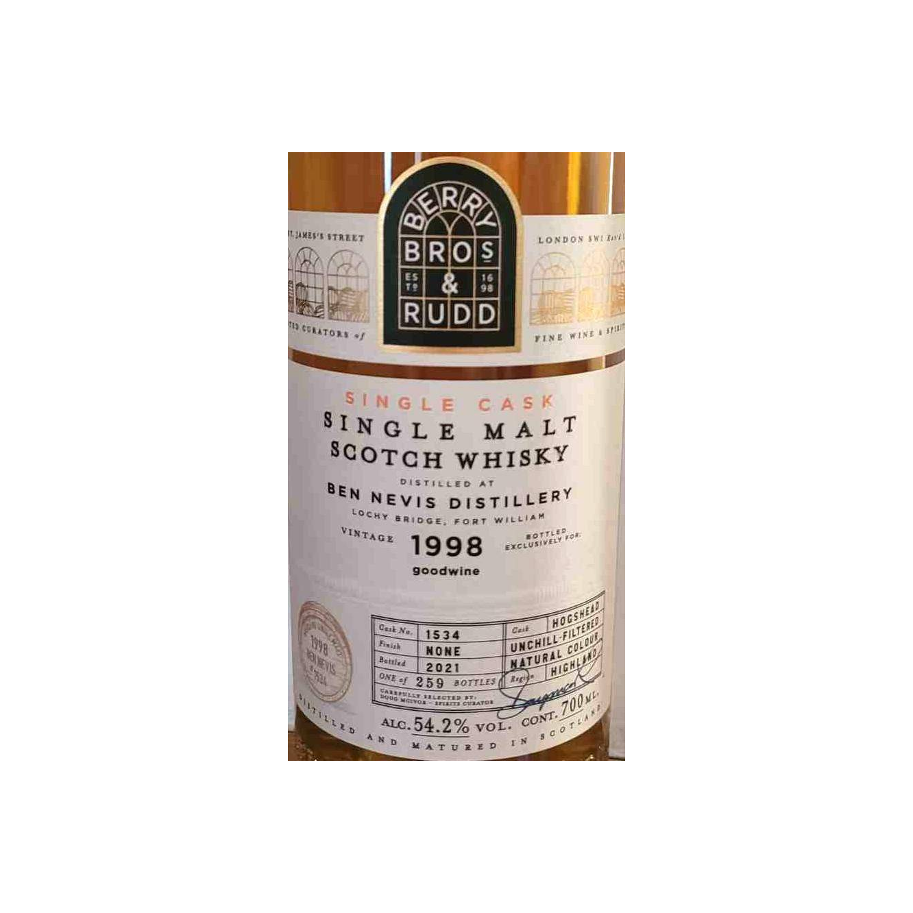 Ben Nevis 1998 23 Years Single Malt Whisky 2